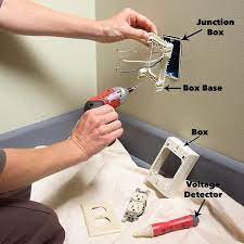 The hole should be on. How To Add Outlets Easily With Surface Wiring Diy Family Handyman