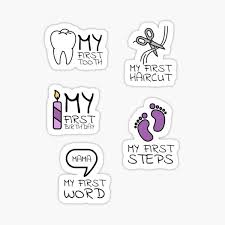 First Tooth Stickers Redbubble