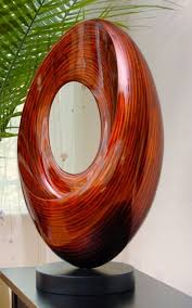 See more ideas about wood sculpture, sculptures, wood. Ellipse Free Form Contemporary Wood Sculpture Crystal Fox Gallery
