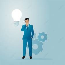 Business Vector Illustrator Of Abusinessman Thinking And Stand Between Gears And Lights Bulbs Bulb Business Businessman Png And Vector With Transparent Backg Illustration Paint Background Medical Illustration