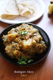 How To Make Baingan Aloo Sabzi Recipe Brinjal Potato Recipe No Onion Garlic Recipe Sabzi Recipe Aloo Recipes Indian Food Recipes