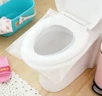 50pcs Disposable Toilet Seat Cover Safety Toilet Cushion Bathroom  Accessories