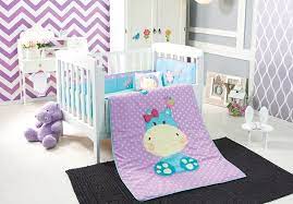 Our nursery bedding category offers a great selection of crib bedding and more. New Purple Lavander Aqua Hippo Baby Polka Dots Crib Bedding Nursery Set 6 Girl Nursery Bedding Baby Girl Nursery Bedding Purple Nursery Themes