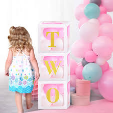 We have plenty of joyful summer birthday party ideas for kids and adults. Buy 2nd Birthday Party Decorations For Baby Girl Two Letters Boxes With Balloons For 2 Year Old Girl Birthday Pink Princess Decorations Supplies Balloons Blocks Box For Photoshoot Online In Indonesia B0836ghrgj