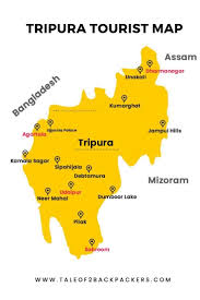 Best Tourist Places In Tripura A Complete Travel Guide T2b Tourist Places Tourist Map Tourist