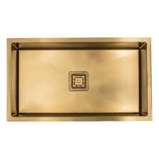 2.94'' w x 2.94'' d. Gold Stainless Steel 1 2 Radius Single Bowl Square Drain Kitchen Sink R100s G Strictly Kitchen And Bath