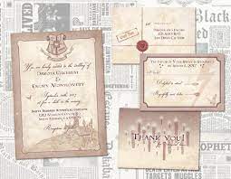 Wizarding Wedding Invitation Set Digital Wedding Invites Etsy Harry Potter Wedding Invitations Digital Wedding Invitations Harry Potter Invitations