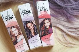 A temporary hair paint that comes in six metallic shades and washes out in one shampoo. Clairol Color Crave Hair Colour Bringing The Brights Laura Louise Makeup Beauty