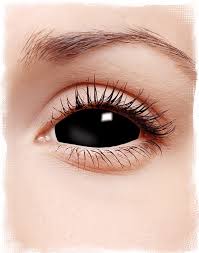 Image result for black sclera contacts