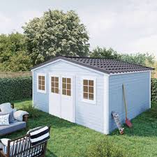 abri de jardin bois 18 m shelty ep 28 mm 1 colis l4 51 x l 1 20 x h 0 61 m gamm vert