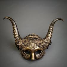 Evil Witch Gothic Horn Lace Women Mask Black Gold In 2020 Evil Witch Black Gold Horn Headband