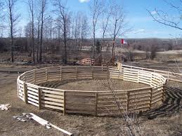 50 Roundpen Wooden Fencing Round Pens For Horses Horse Barn Ideas Stables Round Pen