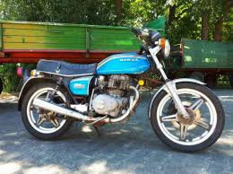 Image result for Nice Blue 1977 Honda