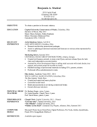 Music teacher resume in pdf. Sample Music Industry Resume Free Resume Sample Music Industry Free Resume Samples Resume