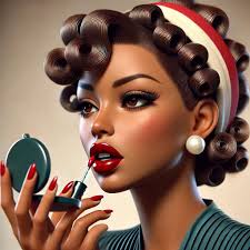 That is quite a foundation she's wearing! Libby's Tomato Juice, 1959