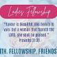 Ladies Fellowship event image
