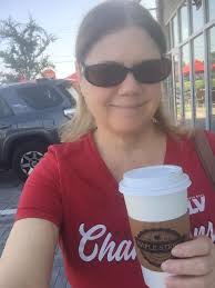 Bee having my coffee