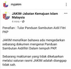 Siri arahan osman ali ini diterbitkan oleh nuansa sdn bhd. Tular Panduan Sambutan Aidil Fitri Pkp