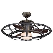 Effortlessly Cool Down Any Space With This Essential Ceiling Fan Perfect In The Kitchen Or Den Caged Ceiling Fan Ceiling Fan Ceiling Fan With Remote