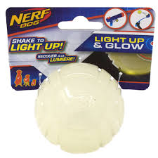 Nerf Tpr Lightning Led Glow Ball Dog Toy Small Petco