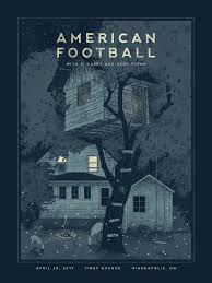 American football music poster for their tour in florida in august of 2018. Gig Posters And Concert Posters Concert Poster Design Gig Posters Music Poster Design
