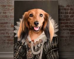 Custom Pet Portrait, Royal Pet Portrait, Father's Day Gift, Pet Portrait  Regal, Dog Portrait, Pet Loss Gift, Dog Passed Away, King Queen Pet