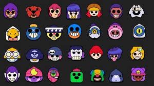 I made the shadow slightly offset, tilted the skull, and added some red. All Of The Brawler S Icons Brawlstars Brawl Star Character Stars