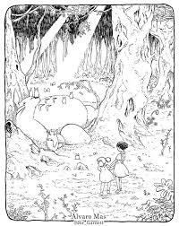 Alvaro Mas On Twitter Ghibli Art Anime Wall Art Line Art Drawings