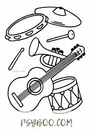 Take a deep breath and relax with these free mandala coloring pages just for the adults. Guitar Grum Other Musical Instruments Coloring Page Printable Free