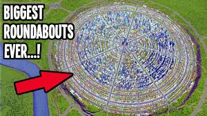 There's nothing magical about this roundabout, just logic. The Roundabout City That Needs All My Skill To Fix In Cities Skylines Minecraftvideos Tv