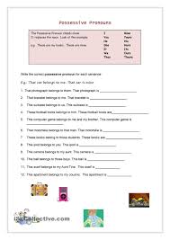Possessive Pronouns Possessive Pronoun Pronoun Worksheets Personal Pronouns Worksheets