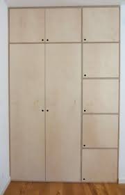 We used 3/4 inch purebond plywood for the construction of our doors. Mauvais Gout Sometimes Photo Plywood Wardrobe Plywood Furniture Wardrobe Storage