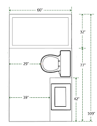 Setting style aside for a moment, your bathroom redesign or install will definitely benefit from the use of a bathroom layout planner. 20 Small Bathroom Dimensions Magzhouse