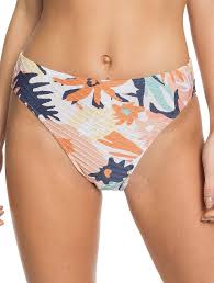 swimsuit Roxy Swim The Sea High Leg Mid WST Bottom - MDT6/Peach Blush  Bright Skies S - women´s - blackcomb-shop.eu