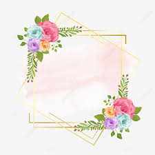 wedding frame with watercolor flowers photo clipart flower frame png and vector with transparent background for free download watercolor flower vector watercolor flowers floral watercolor