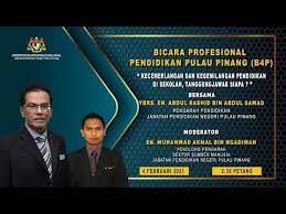 Pada 7 oktober 2015 , ajk pgmpps pulau pinang telah mengadakan satu perjumpaan bersama pengarah jpn pulau pinang yang baru dilantik menggantikan tn hj. Bicara Profesional B4p Kecemerlangan Kegemilangan Pendidikan Di Sekolah Tanggungjawab Siapa Youtube