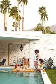 D E S I G N L O V E F E S T Weekend At Home 114 Summer Editorial Palm Springs Pool Party Pool Party Fashion