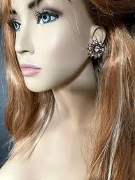 Buy 1950's Arora Borealis & Purple Rhinestones Hollywood Glam Clip