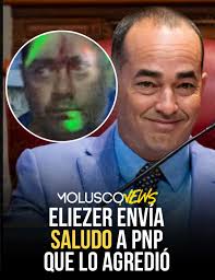 El senador independiente Eliezer Molina le envió saludos a José Arroyo  Gómez, individuo armado que lo agredió en un negocio de Culebra.  #MoluscoTVNews