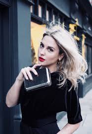 Black And White Outfit With Red Lipstick Chic Black Jumpsuit With Bright Red Lipstick Winter Outfit Inspiration Fashion Winter Outfit Inspiration Red Lips Outfit