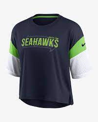 Nike Dri Fit Nickname Nfl Seattle Seahawks Women S Crop Top Nike Com