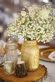 A Glitter Filled Gorgeous Vintage Rustic Wedding Beautiful Wedding Centerpiece Wedding Centerpieces Rustic Wedding Centerpieces