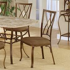 Brookside Diamond Fossil Stone Back Dining Chairs Set Of 2 Dining Chairs Solid Wood Dining Chairs Metal Dining Chairs