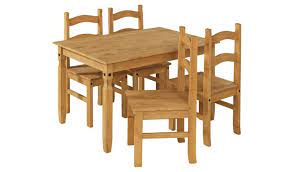 A wide selection of dining room tables, chairs & more at our award winning showroom in san diego, ca. Buy Argos Home San Diego Solid Wood Dining Table 4 Chairs Limited Stock Home And Garden Argos
