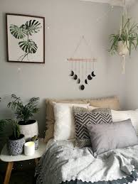 Black And Silver Bedroom Wall Decor Black Silver And Copper Clay Moon Phases Wall Hanging Copper Etsy Nursery Decor Neutral Copper Wall Decor Wall Decor Bedroom