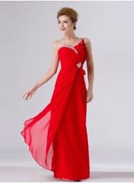 Abiti da sposa e cerimonia a bibbona. Raina Sheath Column Floor Length Chiffon One Shoulder Chinese Cheap Wedding Party Dress Abiti Abito Da Cerimonia Abiti Cinesi