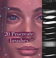 Have a play with the variation of brushes i have made for you this digital product is a 9 brush pack of freckles & blemish brushes for portrait/illustrations. 20 Procreate Brushset Kadiri S Brushes Brushespack