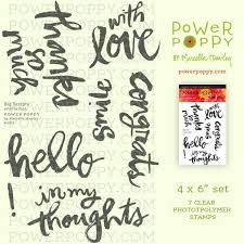 Big Scripts Stamp Set Stamp Set Stamp Lettering Style