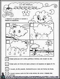 A água é uma das principais riquezas da terra e faz parte de qualquer organismo vivo. Atividades Para O Dia Mundial Da Agua Educacao Infantil Atividades Sobre A Agua Atividades Do Ciclo Da Agua Ciclo Da Agua