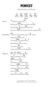 Perfect By Ed Sheeran Guitar Chords Lyrics Guitar Instructor Guitar Chords And Lyrics Guitar Chords Beginner Songs Ukulele Songs Beginner